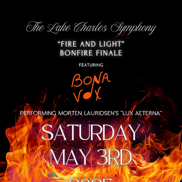 Lake Charles Symphony poster